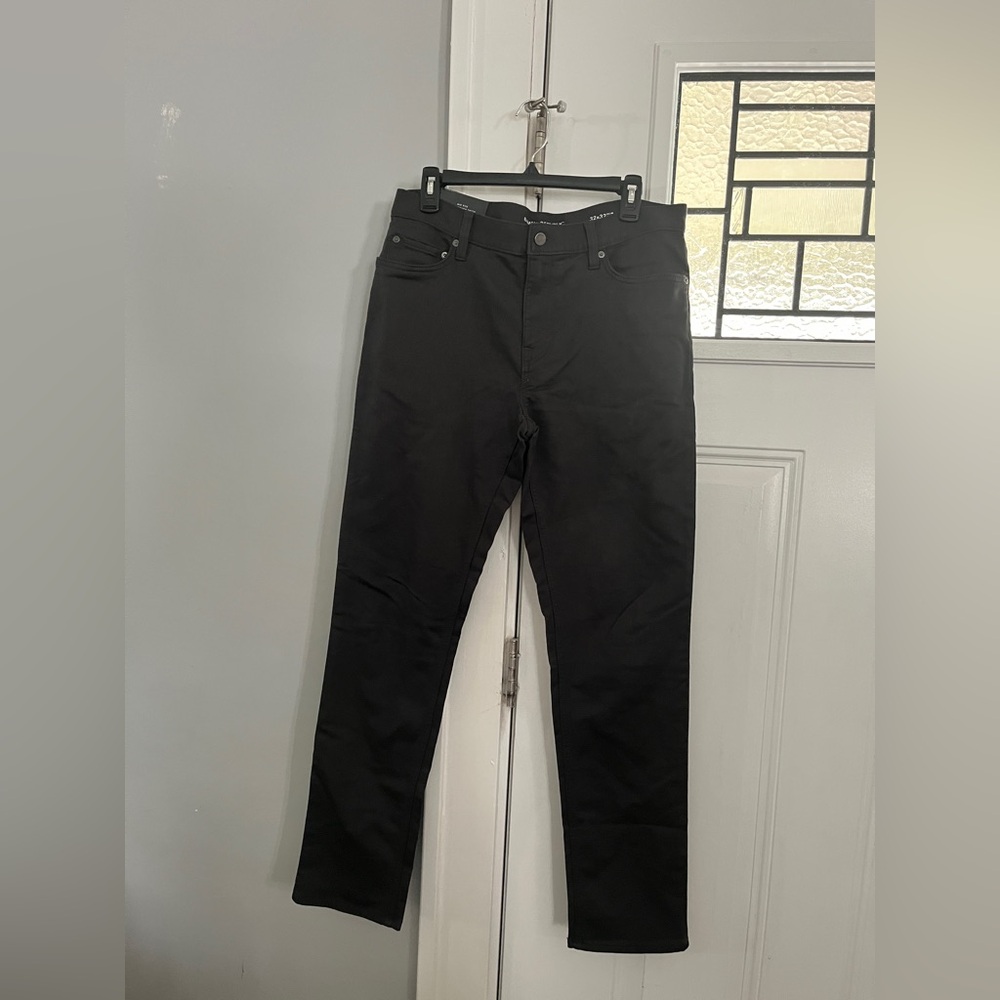 NWT MEN’S Banana Republic Black Slim Fit Pants 32x32